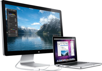 Apple new 27- inch liquid-crystal monitor LED cinema